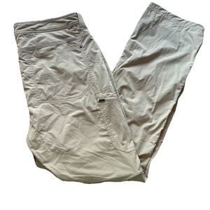 Royal Robbins Active Fit Mens 36x32 Beige Outdoor Convertible Hiking Cargo Pants